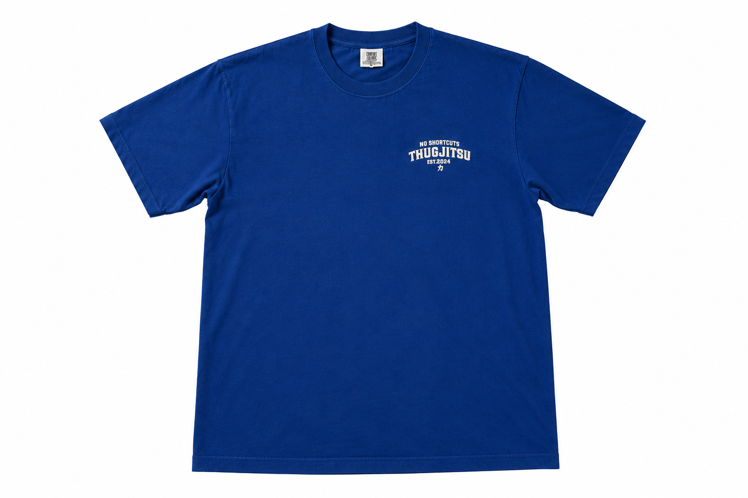 ThugJitsu “No Shortcuts” Graphic Tee | Royal Blue